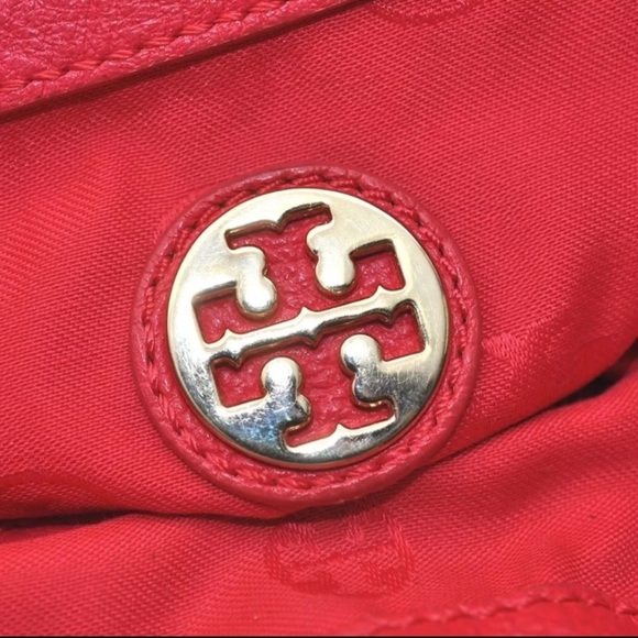 TORY BURCH Carnival Red Amanda Leather 2Way Shoulder/Hobo Tote Bag | PRELOVED ❤️ - Picture 14 of 16
